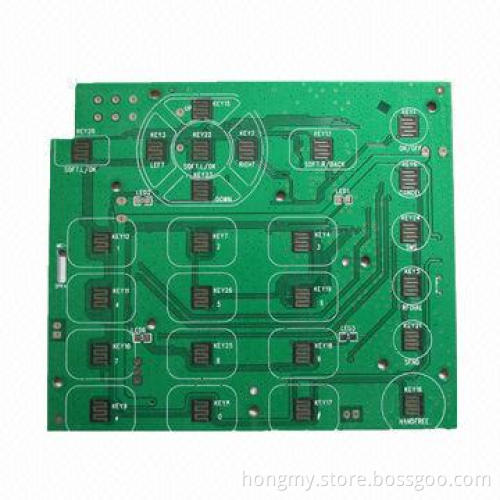 Keypad Carbon Printed PCB with 1oz Copper Thickness